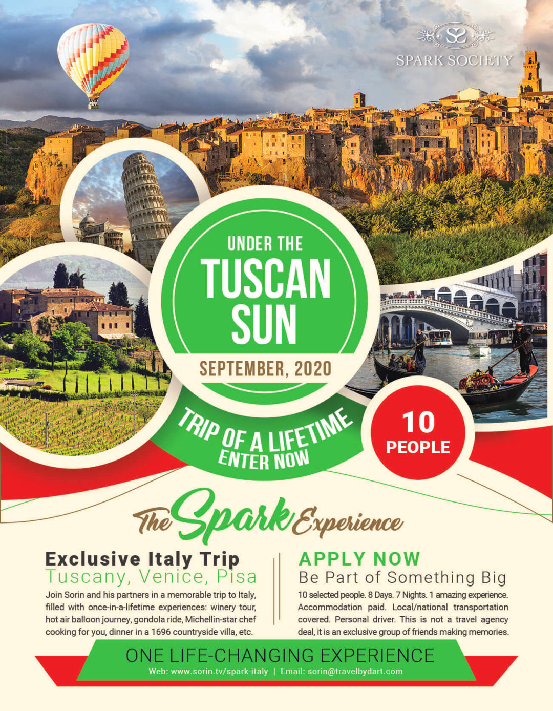 all inclusive trip to italy with airfare